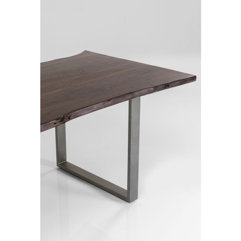 Table Harmony Dark Crude Steel 160x80